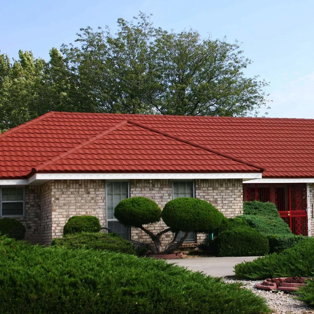 Tefute Bond stone-coated steel roof