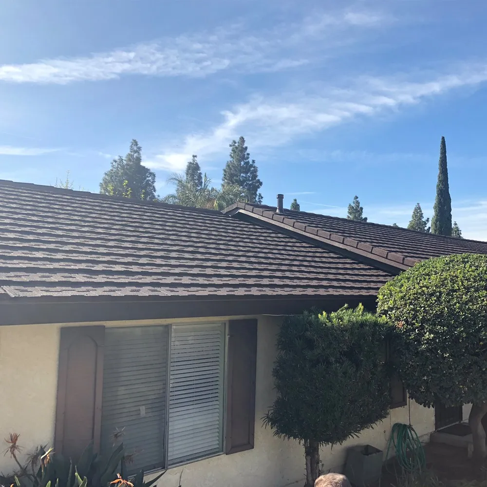 Tefute Shingle stone-coated steel roof