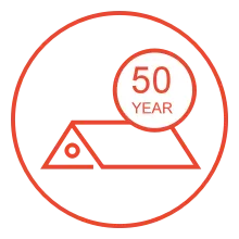 Limited 50-Year Warranty